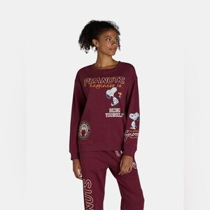 Peanuts Snoopy Social Club Coord Sweatsuit